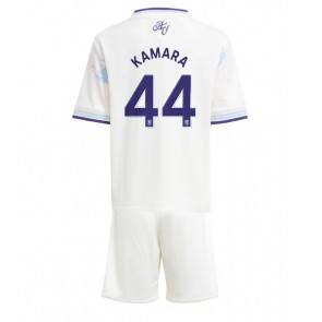 Aston Villa Boubacar Kamara #44 Tredjeställ Barn 2025-26 Kortärmad (+ Korta byxor)